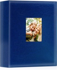 Photo Album 4x6 400 Pockets, Leather Photo Albums Holds 400 Vertical Pictures On