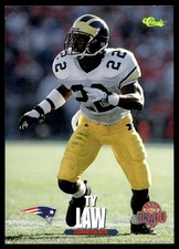 1995 Classic NFL Rookies Ty Law Rookie New England Patriots #23