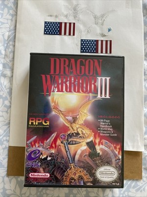 Dragon Warrior III Nintendo NES Tested Authentic