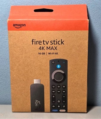 Amazon Fire TV Stick 4K Max (2nd Generation) 16GB WiFi 6E Alexa Voice Remote NEW
