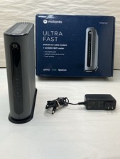 Motorola MG8702 Cable Modem  Wi-Fi Router  Power Cord - Tested Works