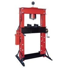 Heavy Duty Hydraulic Shop Press 50T (Pressure Gauge Garage H Frame Workshop)