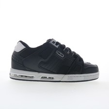 Globe Sabre GBSABR Mens Black Leather Skate Inspired Sneakers Shoes