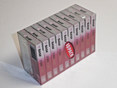 10x BASF Ferro Extra I Leerkassette, 10x90 Minuten Laufzeit, OVP&NEU