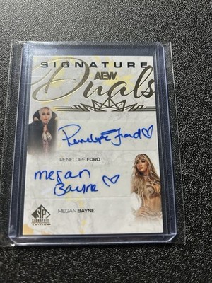 AEW Megan Bayne/ Penelope Ford Dual Auto /50