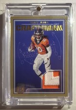 2023 Panini Donruss Elite - Craftsman Jerseys Jerry Jeudy #18 Prime 96/99 (MEM)