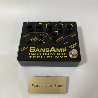 Tech 21 SansAmp Bass Driver DI Guitar Pedal Tested Japan