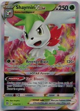 Carta Pokemon Shaymin VSTAR Holo 014/172 ultra rara SWSH09: stelle brillanti quasi nuova