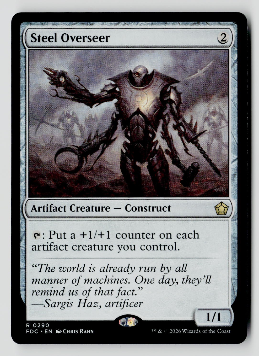 Steel Overseer 290 Rare FDC MTG NM