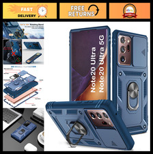 Heavy Duty Shockproof Case for Galaxy Note 20 Ultra, Metal Kickstand  Camera Co