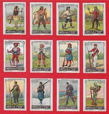 POSTER STAMPS MILITARIA SWISS SOLDIERS HELVETE URI MARIGNAN GARDE SUISSE 1920s*