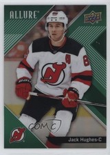 2024-25 Upper Deck Allure Green Rainbow 62/99 Jack Hughes #52 1b7o