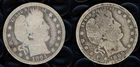 1894-O and 1895-O BARBER QUARTERS ~ TWO 90% SILVER  QUARTERS ~ 1c START