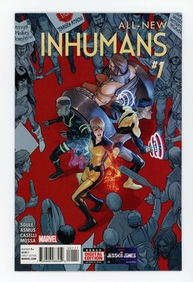 All-New Inhumans #1 NM+ Caselli Variant 2016 Marvel Comics