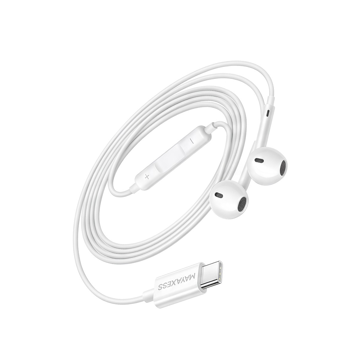 Écouteurs filaires USB-C pour Xiaomi 17 Ultra avec micro et commande volume