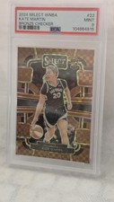 2024 Select WNBA Kate Martin #22 Bronze Checker Prizm RC #/49 PSA 9 MINT