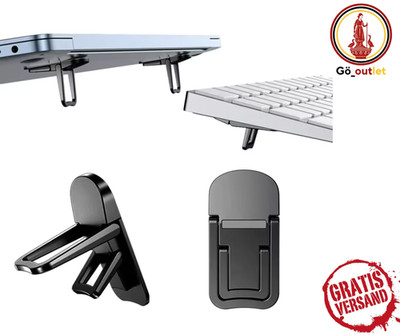 Tragbarer Laptop Ständer Faltbar 2 Einstellbare Winkel Notebook Riser Halter