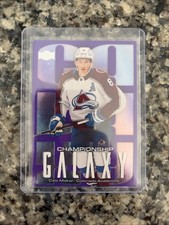 25-26 UD METAL UNIVERSE CHAMPIONSHIP GALAXY PURPLE CALE MAKAR # 209/349
