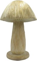 Clayre & Eef 6PR4156 Dekoration Pilz Ø 13X20 Cm Naturholz-Look