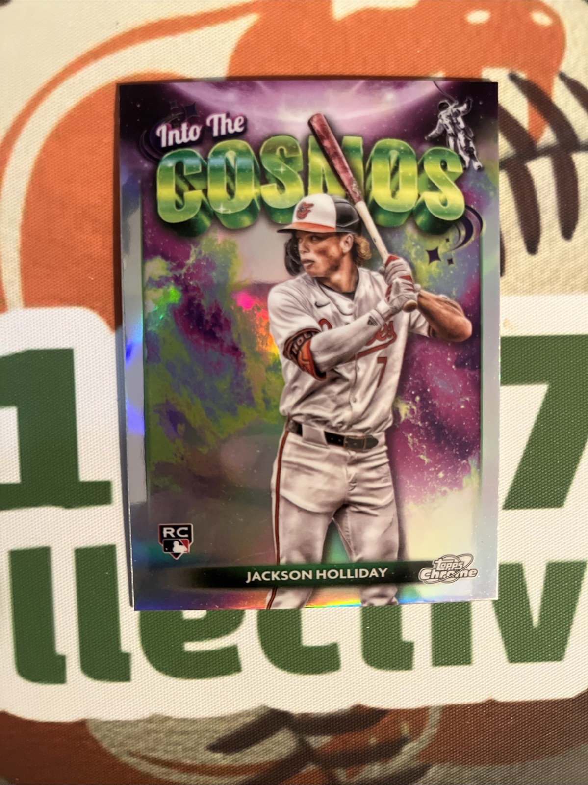 2024 Topps Cosmic Chrome Into the Cosmos Jackson Holliday Rookie ITC-12 Orioles