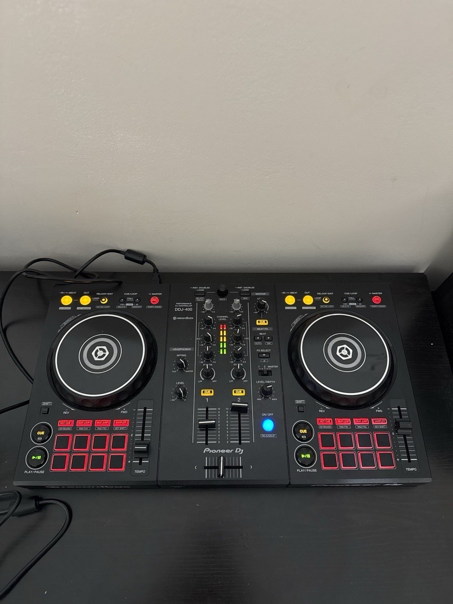 Pioneer DDJ-400 DJ Controller for Rekordbox – USB Powered – Tested