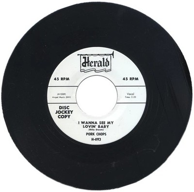 45Re PORK CHOPS ''I Wanna See My Lovin' Baby/Everything's Cool'' Solid R&B Jivers 