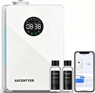 HVAC Aromatherapy Scent Diffuser with Cold Air Technology, Covers 5000 Sq. Ft