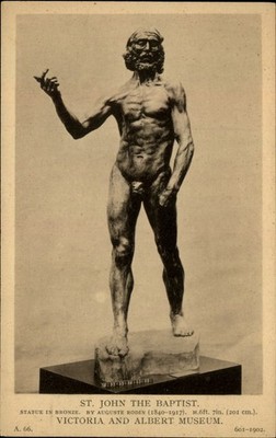 St John The Baptist Victoria And Albert Museum vintage postcard s915
