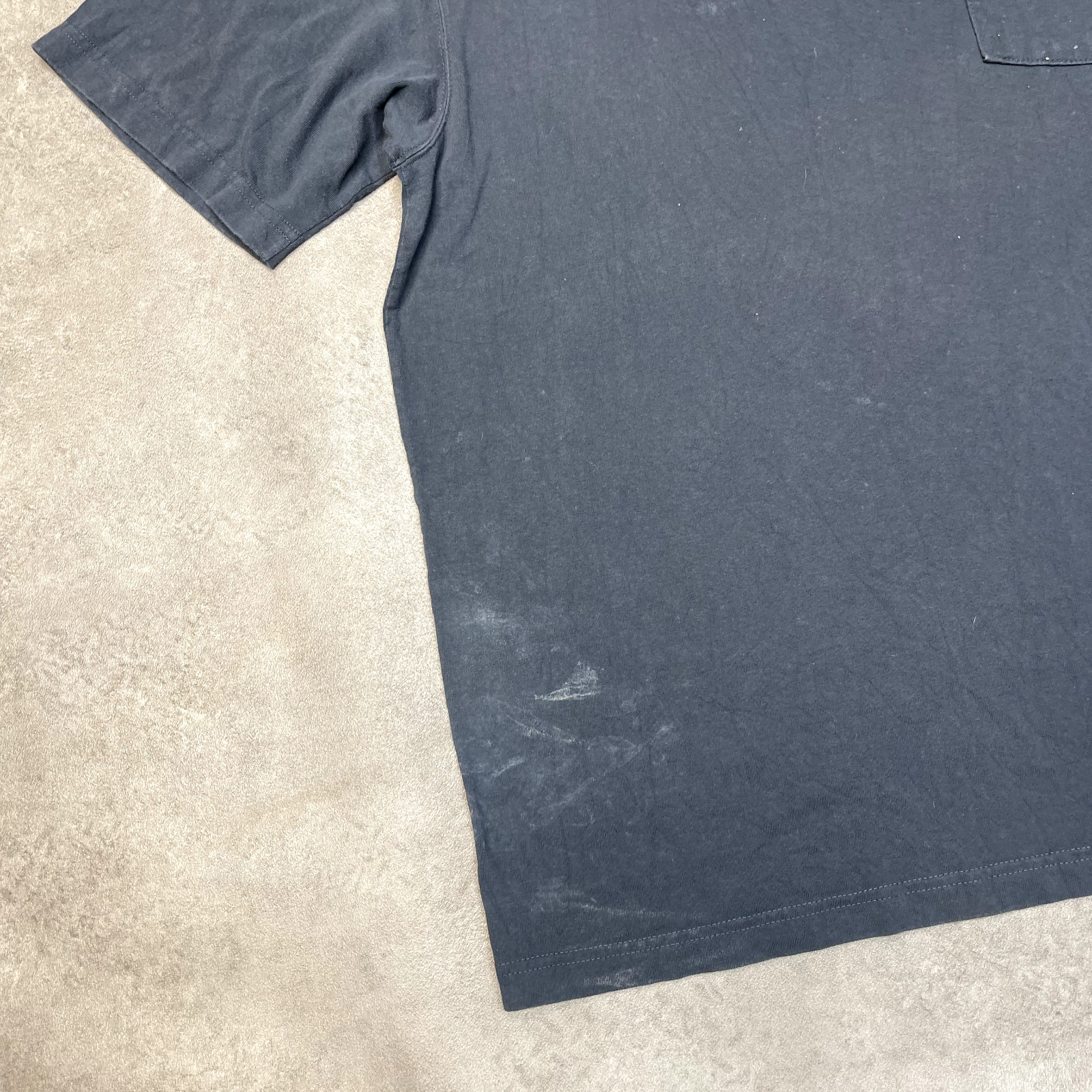 Carhartt T-Shirt Mens Y2K USA Short Sleeve Pocket Workwear Tee, Navy, Large image 6