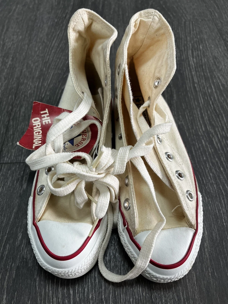Vtg NOS Chuck Taylor Converse 80s sz 3.5 MADE IN USA with tags allstar