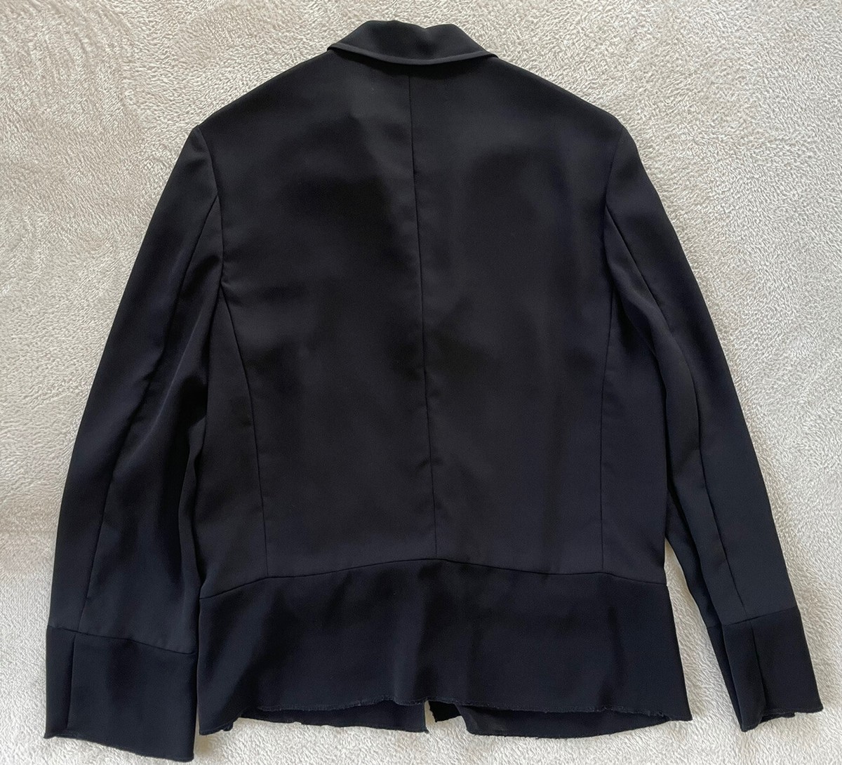 Vintage AD1993 90s Comme Des Garcons Designer Jacket Black Archive
