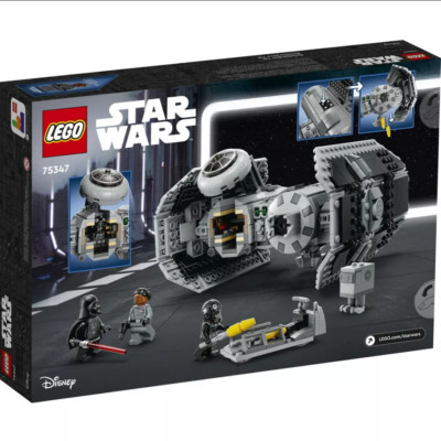 LEGO Star Wars TIE Bomber Starfighter (75347) (625 Pcs) Buildable Toy Set Sealed