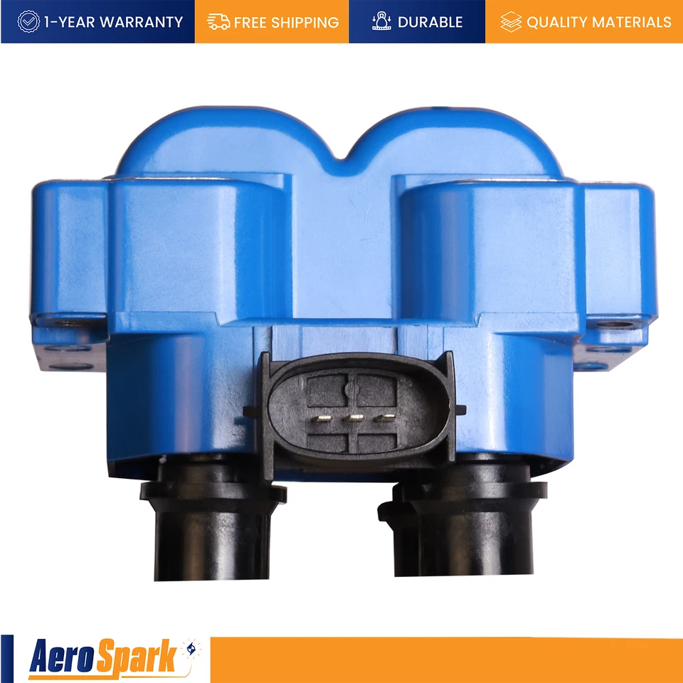 2pcs Ignition Coil & Wireset & 8pcs Motorcraft Spark Plug for Ford Ranger FD487 - Image 3 of 4