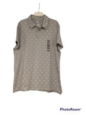 Men's All In Motion Supima Cotton polo shirt size XXL gray NEW