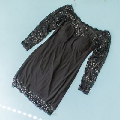 betsy and adam black sequin dress Long Formal Dress a26972 by Betsy and Adam