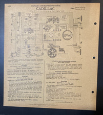 1949 Cadillac Series 49-61 49-62 49-75 Vee Eights Auto Electrical Schematic 1949 Cadillac Series 49-61 49-62 49-75 Vee Eights Auto Electrical Schematic