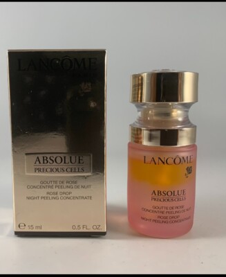 LANCOME PARIS ABSOLUE PRECIOUS CELLS ROSE DROP NIGHT PEELING CONCENTRATE 0.5FLOZ