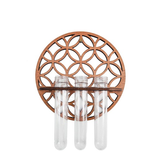 Indoor Modern Glass Test Tube Vases Propagation Station Plants Wall Planter UK - Picture 5 of 7