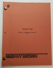 MURPHY BROWN / Rob Bragin 1994 TV Script, 