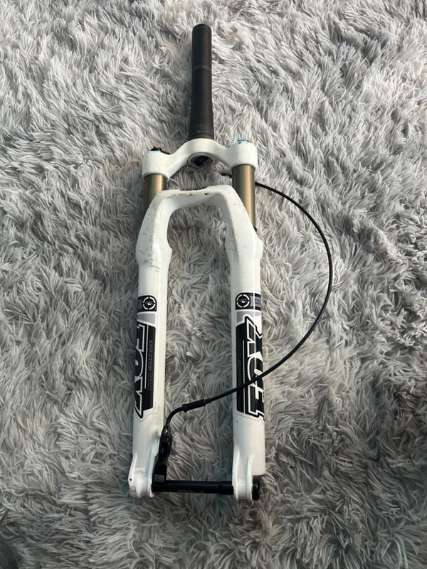 Fox 32 F29 FLOAT 100 RLC FIT White QR15 Taper . STEERER Approx 157mm long Forks
