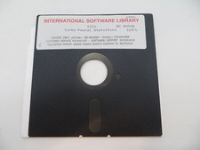 5.25" Floppy Disk TURBO PASCAL STATISTICS International Software Library VTG