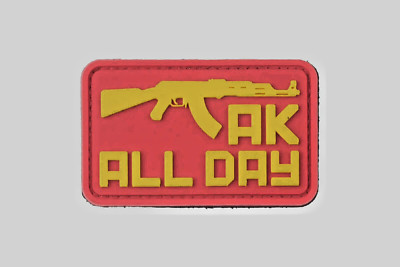 Morale Patch 3D PV AK ALL DAY. Hook and Loop.