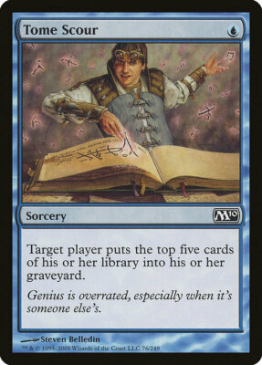 Magic MTG TCG Core Set 2010 Tome Scour 76/249