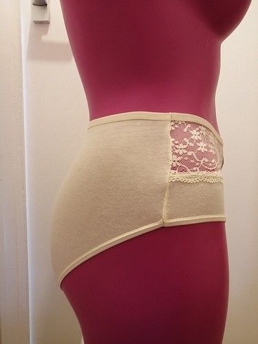 Hochtaillierte Maxi Midi Baumwolle Damen-Slips Übergröße Spitze weicher Komfort - Bild 23 von 25