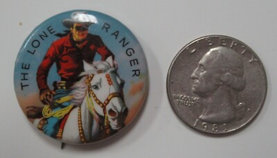 Lone Ranger Pinback The Lone Ranger 1 1/4