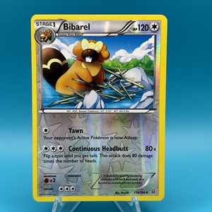 Bibarel 118/160 Reverse Holo XY Primal Clash 2015 Rare Pokémon TCG