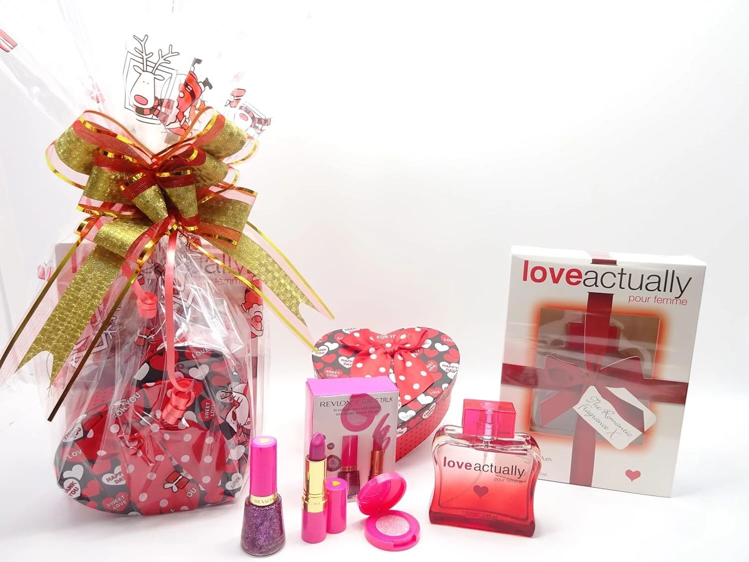 Love Actually 100ml Perfume & 3pc Make Up Kit Gift Hamper Beauty Bundle