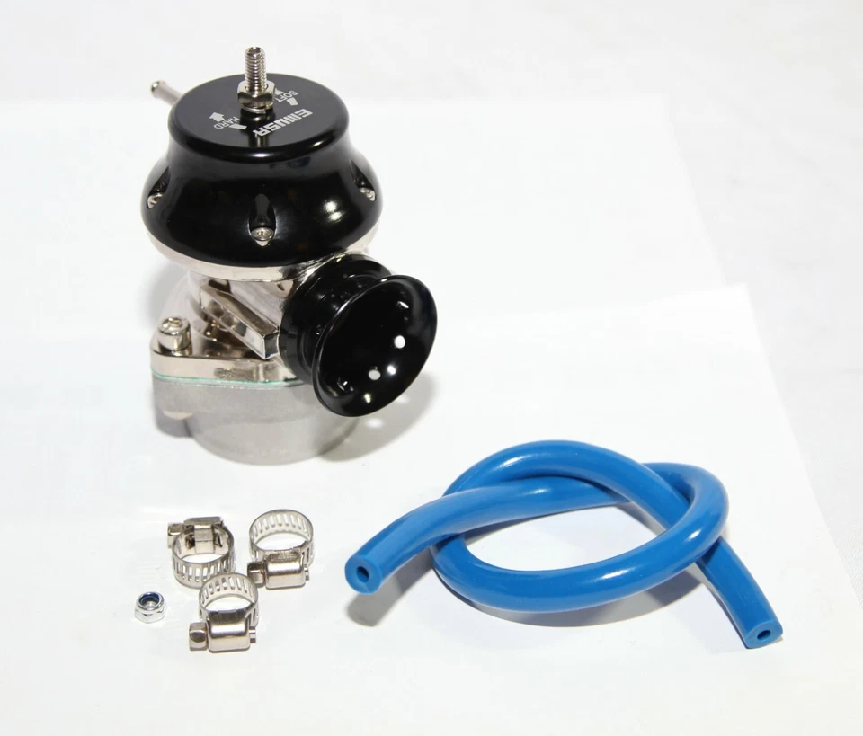 BLACK EMUSA Adj. 38mm External Wastegate+Boost Controller+Type RS BOV COMBO KIT - Image 3 of 4