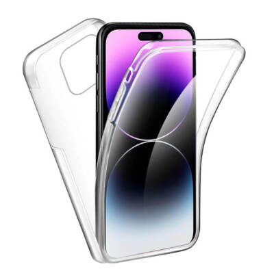 Schutzhülle für iPhone 14 Pro 360 Full Body Cover Soft Hülle
