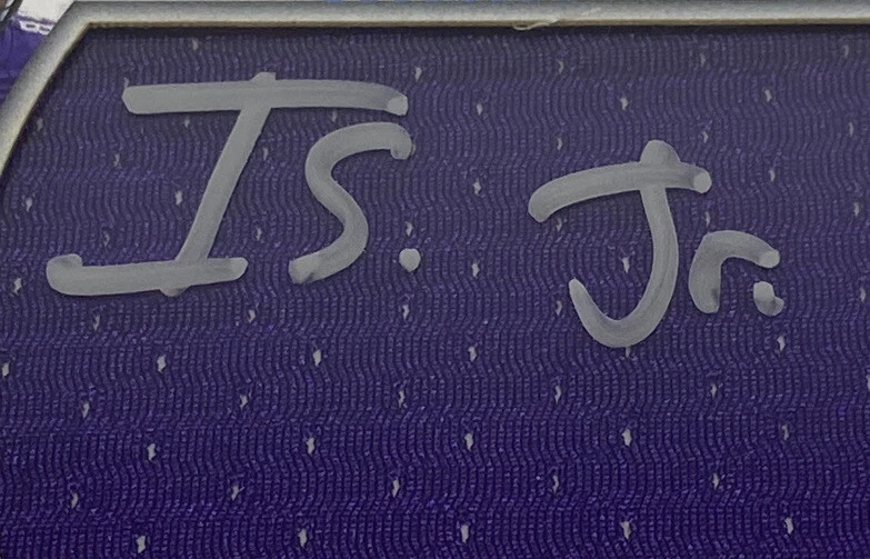 2019 20 Panini Instant IRV SMITH JR. Clear Vision On Card Auto #7/10 RC Vikings - Image 2 of 4